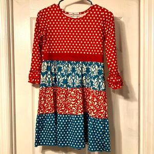 Adorable Sweetness girls dress size 8 like new